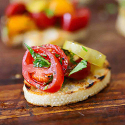 Summer Bruschetta With Tomato And Basil