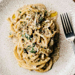 Summer Crab Carbonara With Lemons And Capers