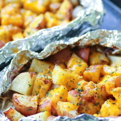 Cheesy Ranch Potato Foil Packs