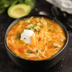 Easy Crock Pot Chicken Taco Soup