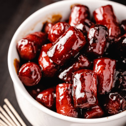 Hot Dog Burnt Ends
