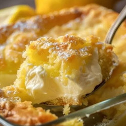 Lemon Cream Cheese Dump Cake
