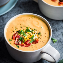 Vegan Instant Pot Corn Chowder