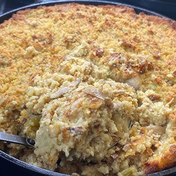 Smoked Southern Cornbread Dressing