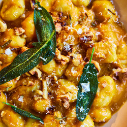Air Fryer Pumpkin Gnocchi With Crispy Sage