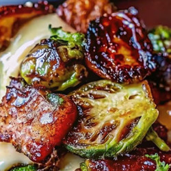 Honey-glazed Roasted Brussels Sprouts With Bacon