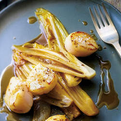 Pétoncles Aux Endives Braisées