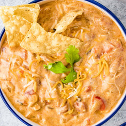 Creamy King Ranch Soup