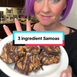 3-ingredient Samoa Cookies