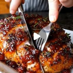 Cranberry Orange Glazed Turkey Breast