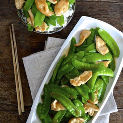 Chicken With Snow Peas Stir-fry