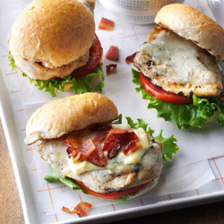 Bacon &amp; Swiss Chicken Sandwiches