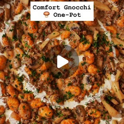 15 Min. Quick &amp; Creamy Comfort Gnocchi One-pot