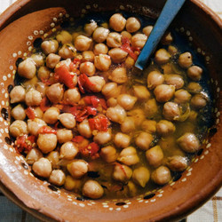 Brothy Chickpeas With Calabrian Chili