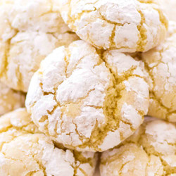 Cream Cheese Lemon Crinkle Cookies