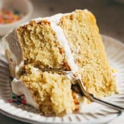 Moist Gluten Free Vanilla Cake