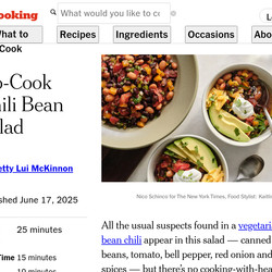 No-cook Chili Bean Salad