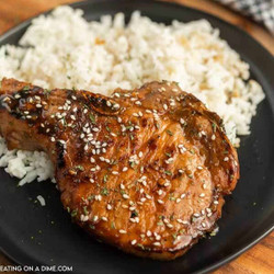 Grilled Teriyaki Pork Chops