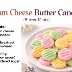Cream Cheese Butter Candies (butter Mints)