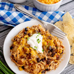 Crockpot Fiesta Chicken And Rice