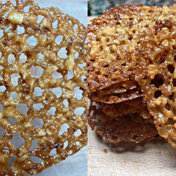 R/dessert - Crispy Almond Lace Cookies Are Crunchy And Delicious! (recipe In The Comments)