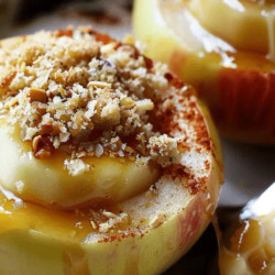 Cheesecake Stuffed Baked Apples