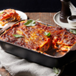 Pumpkin, Aubergine &amp; Ricotta Lasagne