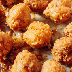 Crispy Tahini Chickpeas