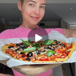 High Protein Gluten Free Chickpea Pizza