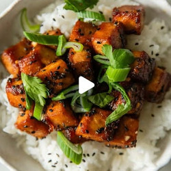 Sweet And Sticky Tofu