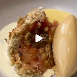 ***Apple And Rhubarb Crumble***