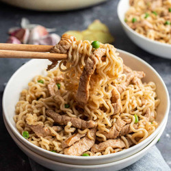 Pork Ramen Stir Fry