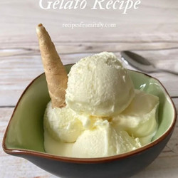 Copy of Authentic Italian Gelato Recipe