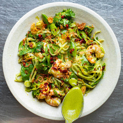Green Coconut Prawn &amp; Noodle Salad