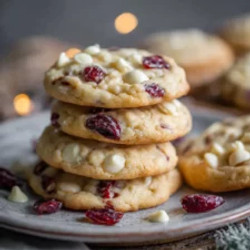White Chocolate Cranberry Cookies