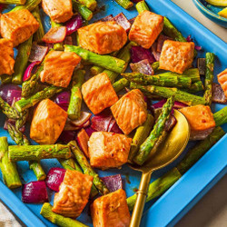 Sheet-pan Balsamic Salmon &amp; Asparagus