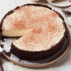Vanilla No-bake Cheesecake With A Chocolate Cookie Crust