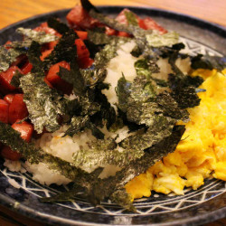Deconstructed Spam Musubi
