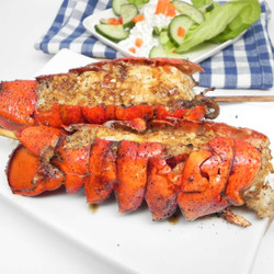 Grilled Lobster Tails With Garlic Butter