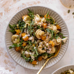 Autumn Pasta Salad With Maple Vinaigrette
