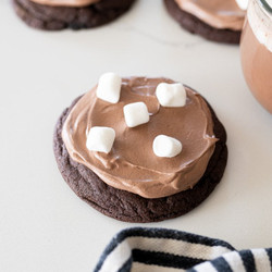 Crumbl Frozen Hot Chocolate Cookie