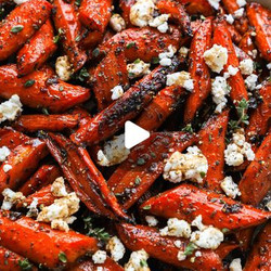 Honey Balsamic Roasted Carrots