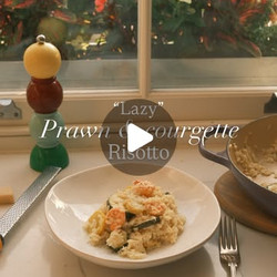 Lazy Courgette &amp; Prawn Risotto