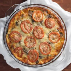 Cheesy Caramelized Onion Tart On Potato Crust
