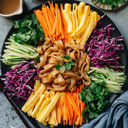 Da La Pi (大拉皮, Northern Chinese Potato Noodles In Sesame Sauce)