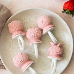 Creamy Strawberry Popsicles (with Hidden Cauliflower!) By What Great Grandma Ate - Foodsocial