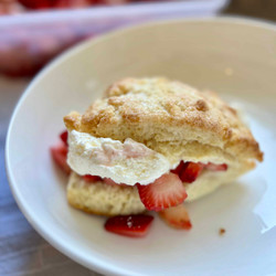 Sourdough Strawberry Shortcake