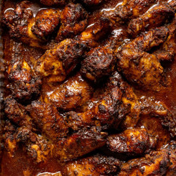Baked Jamaican Jerk Chicken Wings