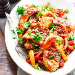 20 Minute Low Carb Turkey And Peppers