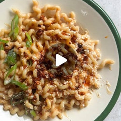 Silken Butter Bean + Miso Noodles